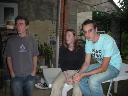 Raphy, Lolotte et Cédric...